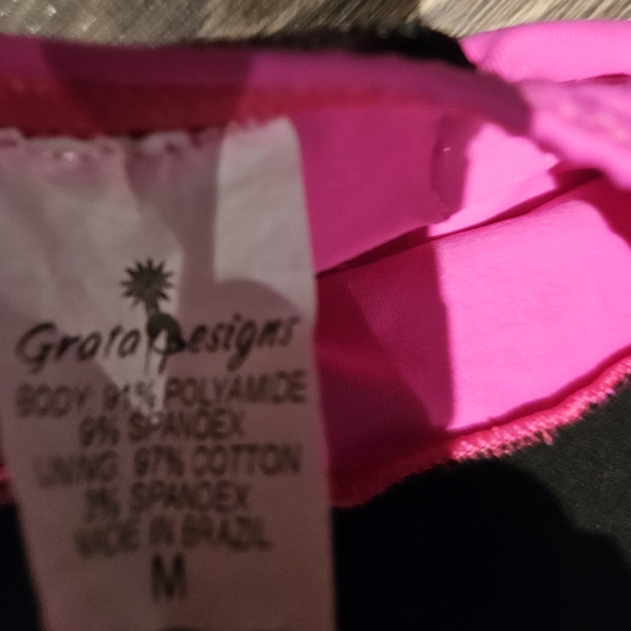 Active halter neck jumpsuit hot pink - Picture 4 of 4